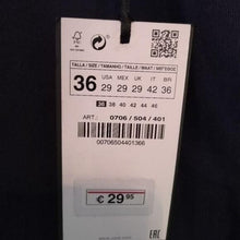Load image into Gallery viewer, Zara men&#39;s w29 x l32 Relaxed Navy Dress pants
