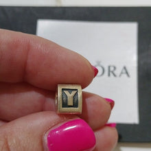 Load image into Gallery viewer, Pandora Retired Sterling Silver Alphabet Bead - Letter Y - 790323Y
