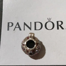 Load image into Gallery viewer, Pandora Sterling Silver Bright Ornament Charm w/ Red Enamel + Clear CZ B800641
