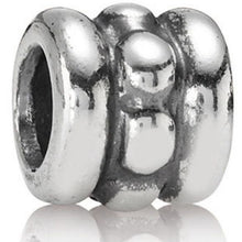 Load image into Gallery viewer, Pandora Retired Sterling Silver Row Dots Designer Bead - 790162
