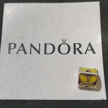 Load image into Gallery viewer, Pandora Retired Yellow Enamel Flower with Sterling Silver Bead - 790437EN06
