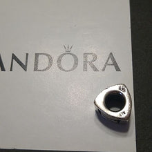 Load image into Gallery viewer, Pandora Letter T Alphabet Triangular Charm 925 Sterling Silver
