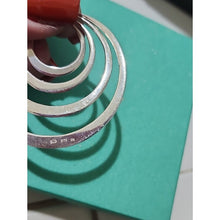 Load image into Gallery viewer, Sterling Silver Multi-Ring Drop Pendant

