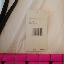 Load image into Gallery viewer, Betsey Johnson Double Pouch Wristlet, Hot Pink
