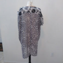 Load image into Gallery viewer, Adele Altman Roma Swim Cover-up, Black/White/Grey, size 1X
