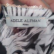 Load image into Gallery viewer, Adele Altman Roma Swim Cover-up, Black/White/Grey, size 1X

