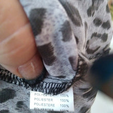 Load image into Gallery viewer, Adele Altman Roma Swim Cover-up, Black/White/Grey, size 1X
