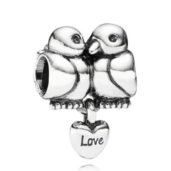 Pandora Love Birds Charm 791033 Sterling Silver ALE 925 Love W…