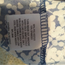 Load image into Gallery viewer, JM Collection Navy White Career Blouse Top, size Large
