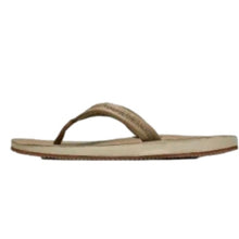 Load image into Gallery viewer, HURLEY LUNAR LEATHER Flip-Flop Sandals BROWN CANTEEN AR4006, Size 9

