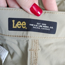 Load image into Gallery viewer, Lee Men's Mission Flat-Front Shorts, Chinchilla Khaki, 42 waist
