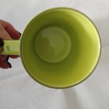 Load image into Gallery viewer, Starbucks 2007 Spring Lime Green White Flowers Cup Mug, 12 oz.
