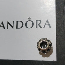 Load image into Gallery viewer, Pandora Retired Sterling Silver Winter Wisp Bead with Clear Pave Zirconia
