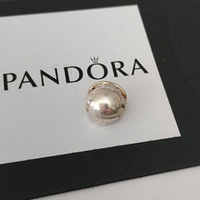 Load image into Gallery viewer, Pandora Retired Sterling Silver w/ 14K Gold Football Helmet Sports Bead- 790570
