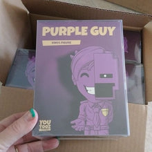 Load image into Gallery viewer, Five Night&#39;s at Freddys Collection Purple Guy Vinyl Figure #15 in clear box
