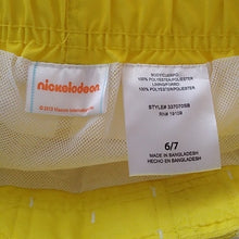 Load image into Gallery viewer, Nickelodeon SpongeBob SquarePants Boys Swim Trunks, Size 6/7
