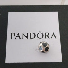 Load image into Gallery viewer, Pandora Retired Sterling Silver Love You Black Enamel Bead - 790543EN22
