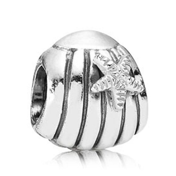 Pandora Retired Sterling Silver Sea Shell Bead - 790972