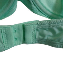 Load image into Gallery viewer, Candie's Padded Push-Up Bra, Mint + Black, 34A
