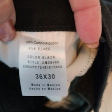 Load image into Gallery viewer, George Black Regular Fit Jeans size 36x30
