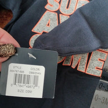Load image into Gallery viewer, Nike Baby "Super Awesome" One pc Bodysuit, Obsidian Dark Navy, Size 0-3 months
