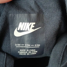 Load image into Gallery viewer, Nike Baby "Super Awesome" One pc Bodysuit, Obsidian Dark Navy, Size 0-3 months
