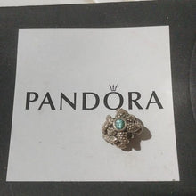 Load image into Gallery viewer, Pandora Sterling Silver Sea Star Nautical Bead w/ Synthetic Blue Spine 791163sst
