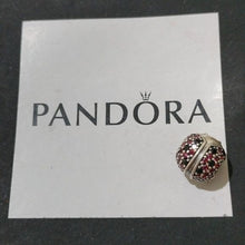 Load image into Gallery viewer, Pandora Sterling Silver Ladybug Animal Bead w/ Red and Black Zirconia - 791484C
