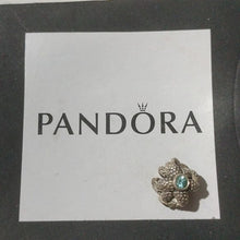 Load image into Gallery viewer, Pandora Sterling Silver Sea Star Nautical Bead w/ Synthetic Blue Spine 791163sst
