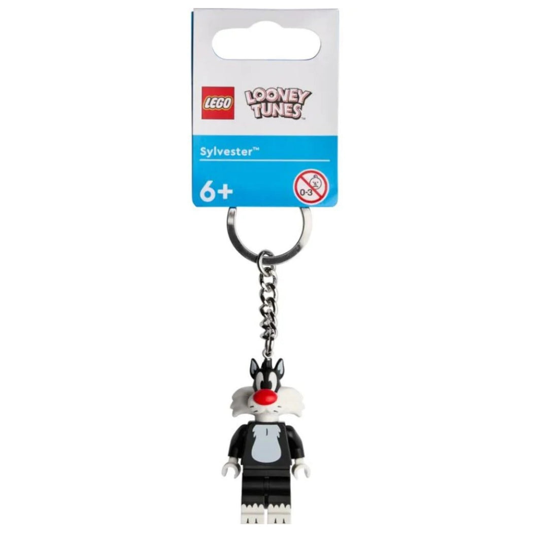 Lego Looney Tunes Minifigure Keychain SYLVESTER The Cat 854190 New