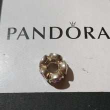 Load image into Gallery viewer, Pandora Retired Sterling Silver with Pink Zirconia Oval Lights Bead - 790311PCZ
