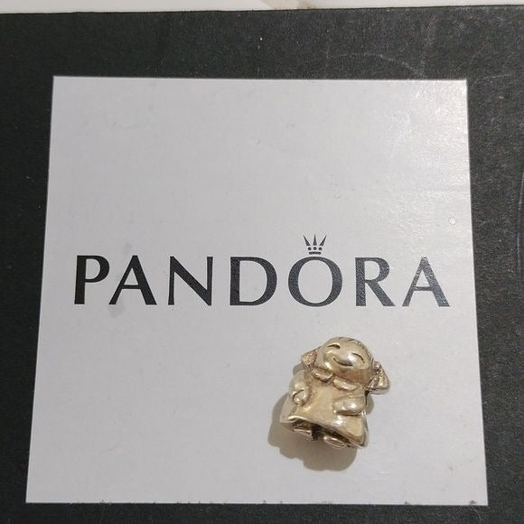 Pandora Retired Sterling Silver Young Girl Family Bead - 790375