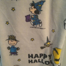 Load image into Gallery viewer, Berkshire Peanuts Halloween Lucy Charlie Brown Woodstock Plush Throw
