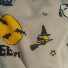 Load image into Gallery viewer, Berkshire Peanuts Halloween Lucy Charlie Brown Woodstock Plush Throw
