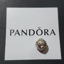 Load image into Gallery viewer, Pandora Retired Sterling Silver Fish Bones Bead with Orange Zirconia - 790426OCZ
