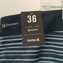 Load image into Gallery viewer, Men's Hurley Phantom Playa Grande 18" Boardshort, Obsidian Blues, Size 36
