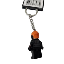 Load image into Gallery viewer, LEGO Star Wars Fennec Shand Minifigure Keyring 854245, Black, Small
