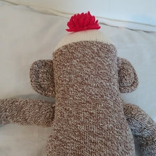 Load image into Gallery viewer, Sock Monkey Plush Toy 20"
