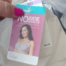 Load image into Gallery viewer, Olga No Side Effects Underwire Bra, Digital Animal, 36D
