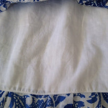 Load image into Gallery viewer, Roz + Ali Full Skirt, Blue + White, Size 10
