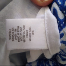 Load image into Gallery viewer, Roz + Ali Full Skirt, Blue + White, Size 10
