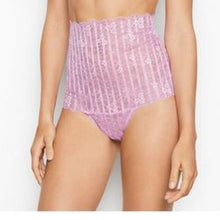 Load image into Gallery viewer, Victoria's Secret  High-Rise Thong Panty, Orchid, Size Medium
