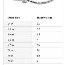 Load image into Gallery viewer, Pandora Snake Chain Bracelet with Barrel Clasp 925 ALE, 7.5"
