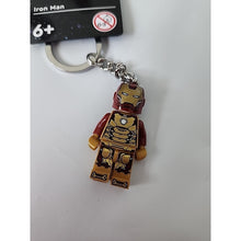 Load image into Gallery viewer, LEGO Marvel Super Heroes Iron Man Minifigure Keyring 854240
