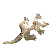 Load image into Gallery viewer, Vintage Sterling Silver Dot Lizard Gecko Brooch
