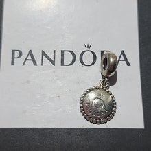 Load image into Gallery viewer, Pandora Sterling Silver Engraved New England Patriots NFL Logo Dangle  USB791169
