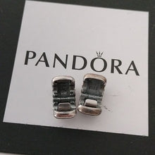 Load image into Gallery viewer, Pandora Crazy Clip Charm 790446 Sterling Silver 925 ALE, set of 2
