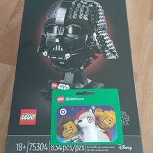 Load image into Gallery viewer, Lego Star Wars 75304 Darth Vader Helmet Series Set + Blank Target Gift Card
