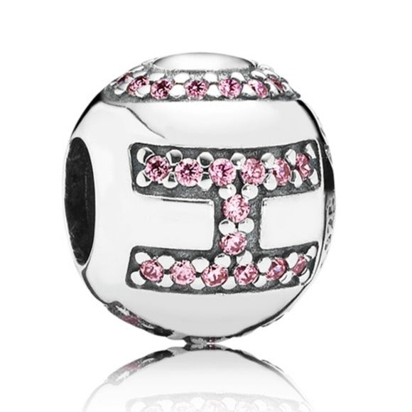 Pandora Sterling Silver Surrounded by Hope Bead w/ Pink Zirconia - 791418pcz