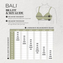 Load image into Gallery viewer, Bali Breathe Lace Underwire Bra, 2-Ply Modal Bra, Convertible, White Lace, 42D
